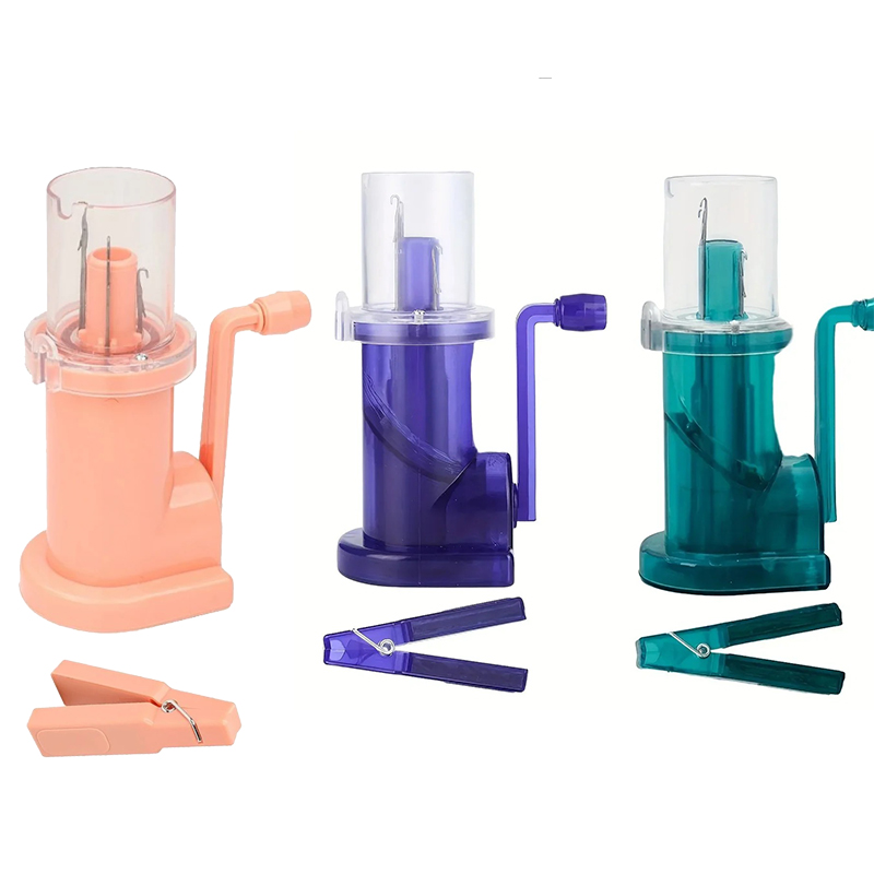 Pom Pom Maker Tool - Mesin Rajut Tangan Portabel dengan Engkol
