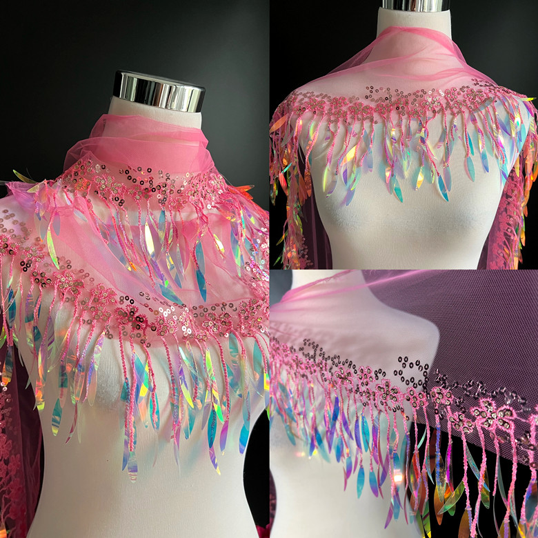 Fringe Ribbon Sewing - 2-10 Yard 15cm Rumbai Jaring Payet