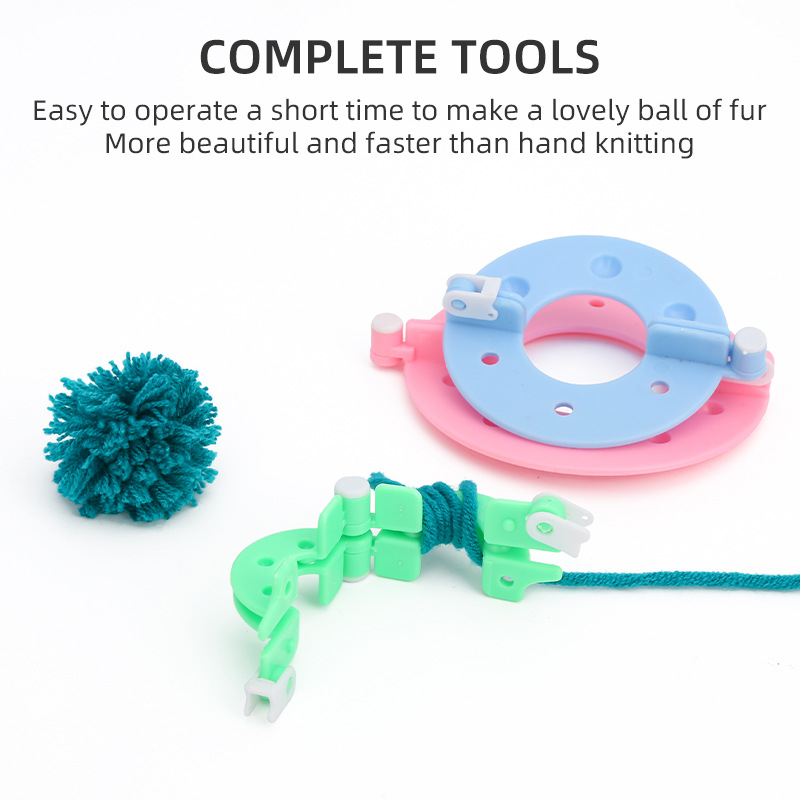 Pembuat bola benang buatan tan - Pom Pom Maker Tool ulasan dan harga