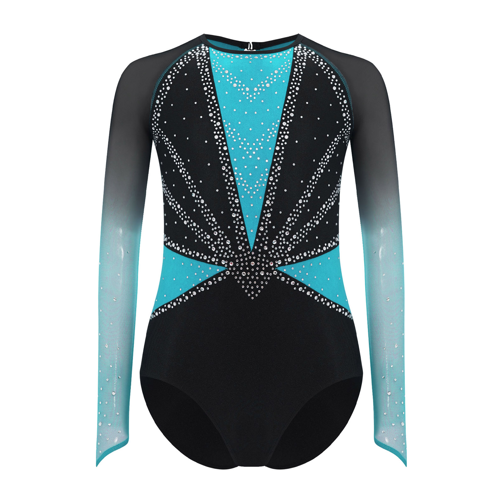 Baju Senam Anak Perempuan deng - Rhinestone Banding Trim ulasan dan harga