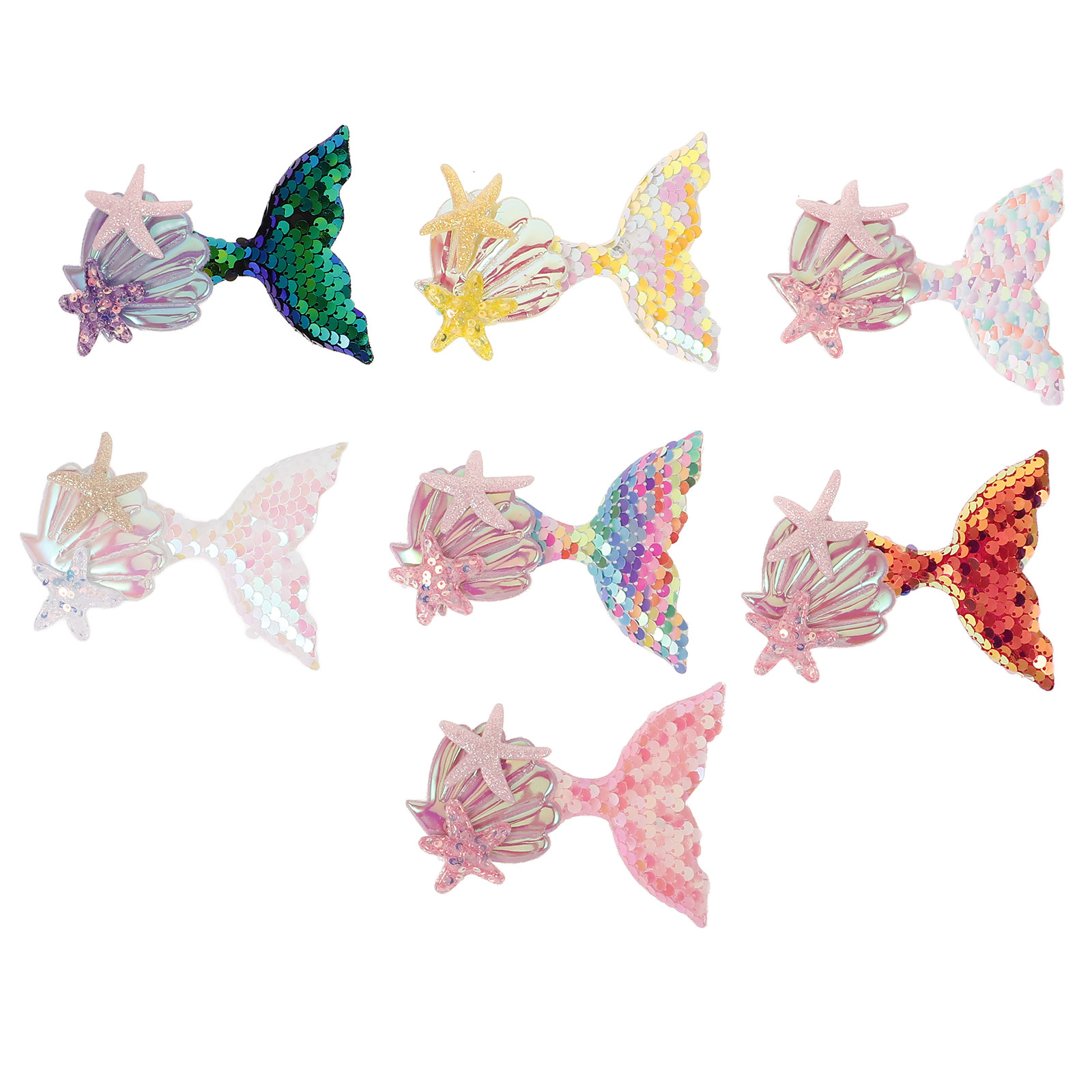 7 buah tempelan kain motif put - Craft Embellishment ulasan dan harga