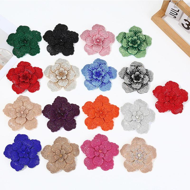 1 buah Patch Bunga Kamelia Tig - Craft Embellishment ulasan dan harga