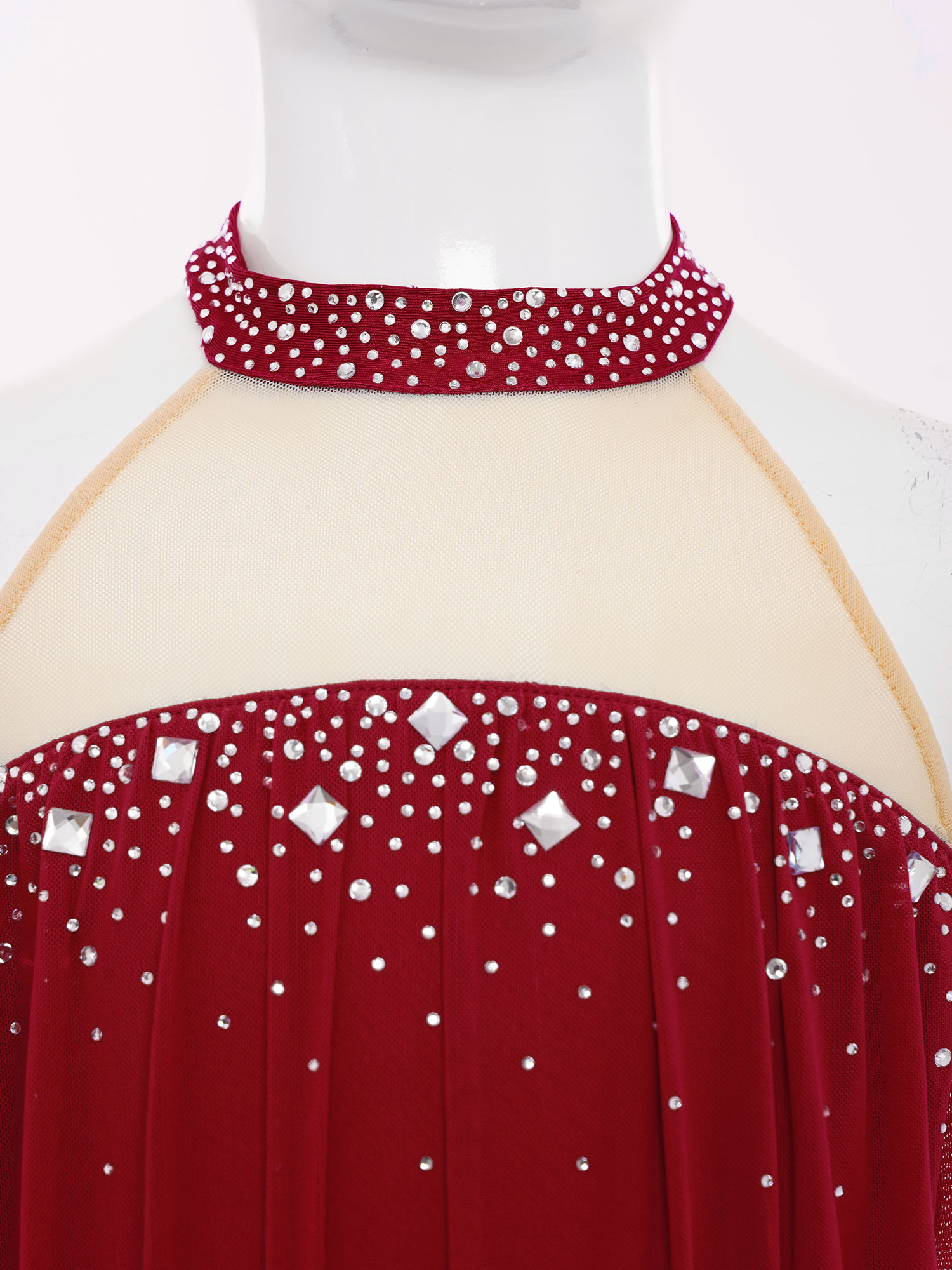 Kostum Pertunjukan Senam Anak  - Rhinestone Banding Trim ulasan dan harga