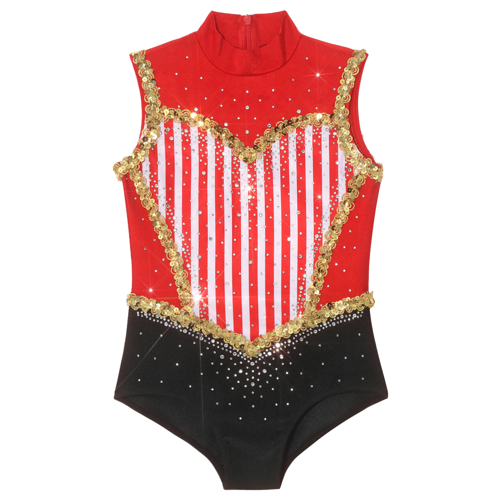 Baju Senam Balet Anak Perempua - Rhinestone Banding Trim ulasan dan harga