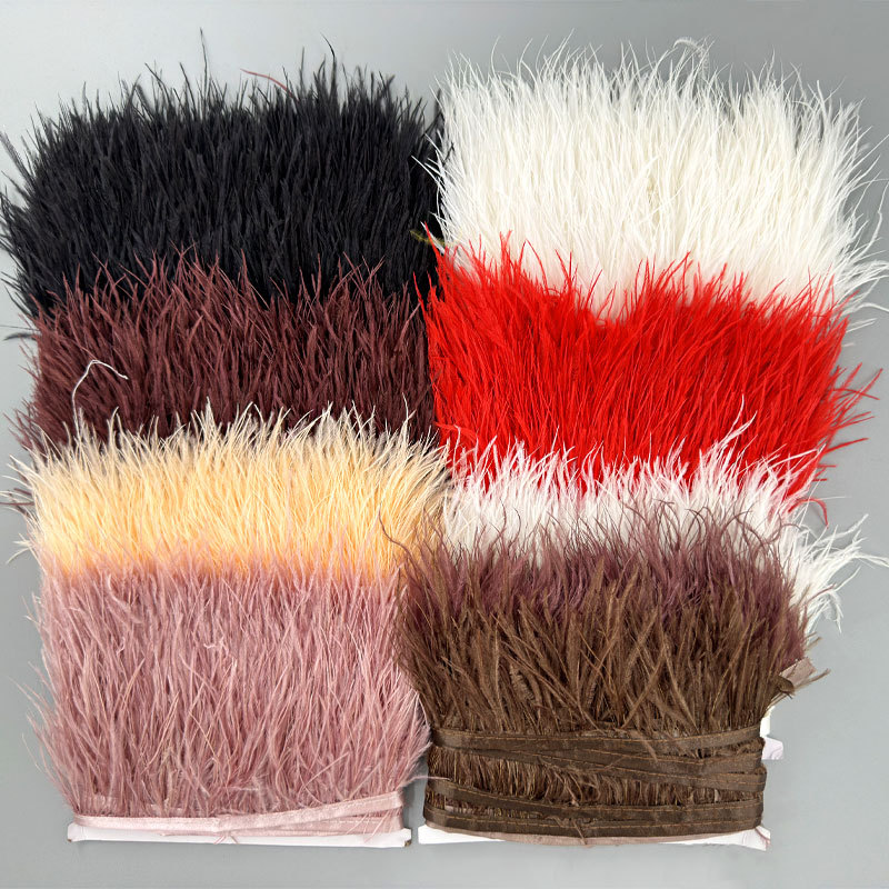 1-10M Pita Rumbai Bulu Burung  - Fringe Ribbon Sewing ulasan dan harga