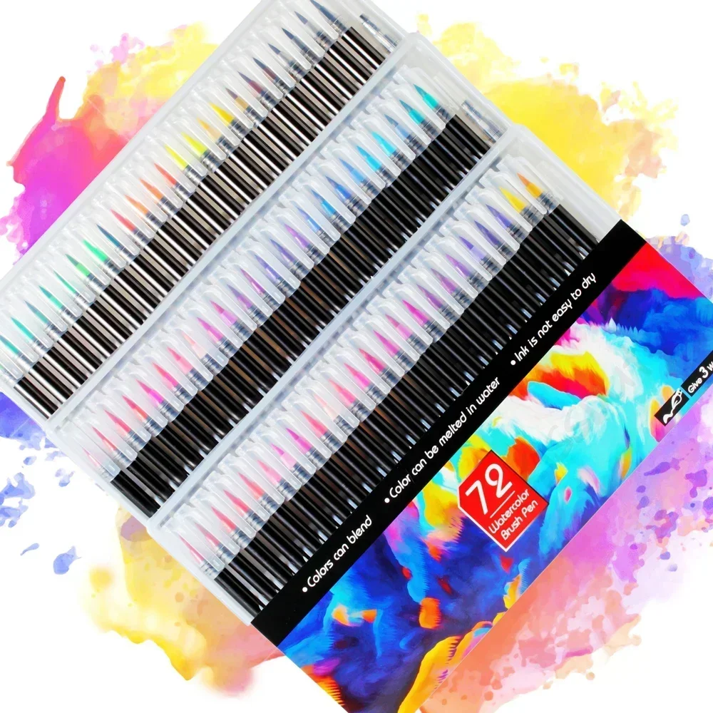 Set Pena Kuas Cat Air 12-72 Wa - Copic Marker Sketch ulasan dan harga