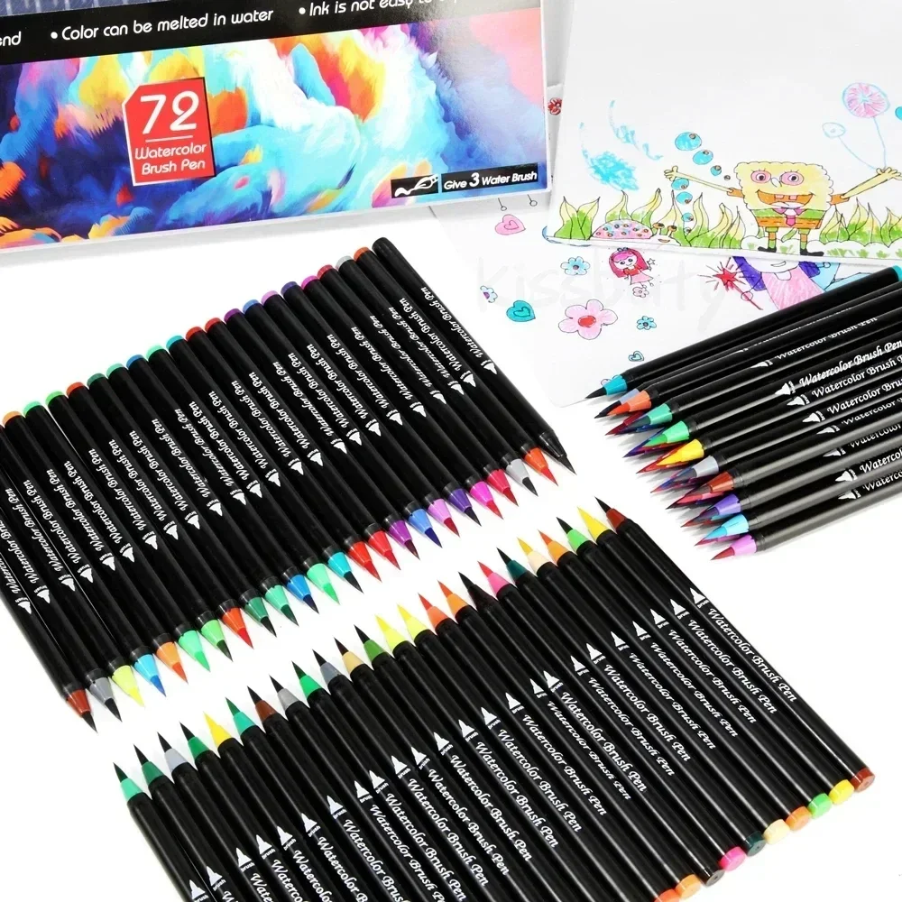 Set Pena Kuas Cat Air 12-72 Wa - Copic Marker Sketch ulasan dan harga