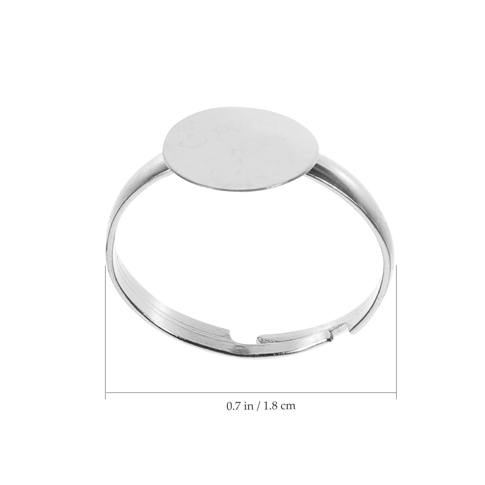 100 buah Cincin Polos dari Pad - Craft Embellishment ulasan dan harga