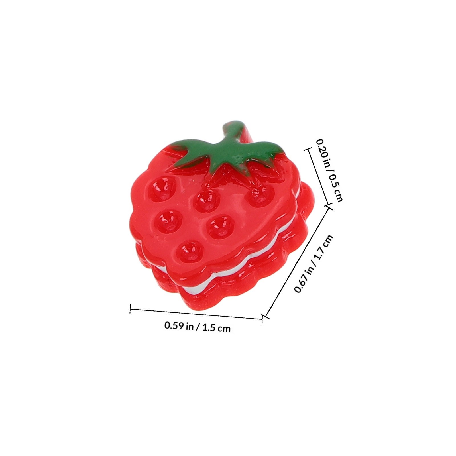 20 buah Hiasan Resin Miniatur  - Craft Embellishment ulasan dan harga