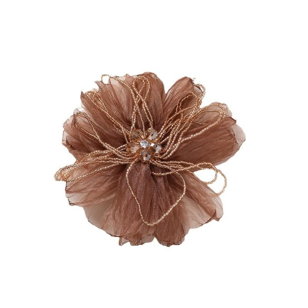 Bunga Kain Organza, Patch Bung - Crystal Mesh Fabric ulasan dan harga