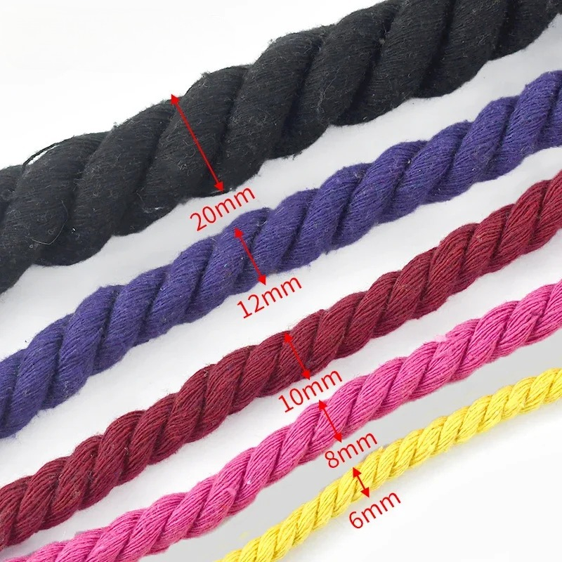 Tali Katun Terpuntir 5M 5-20mm - Cord Trim Twisted ulasan dan harga